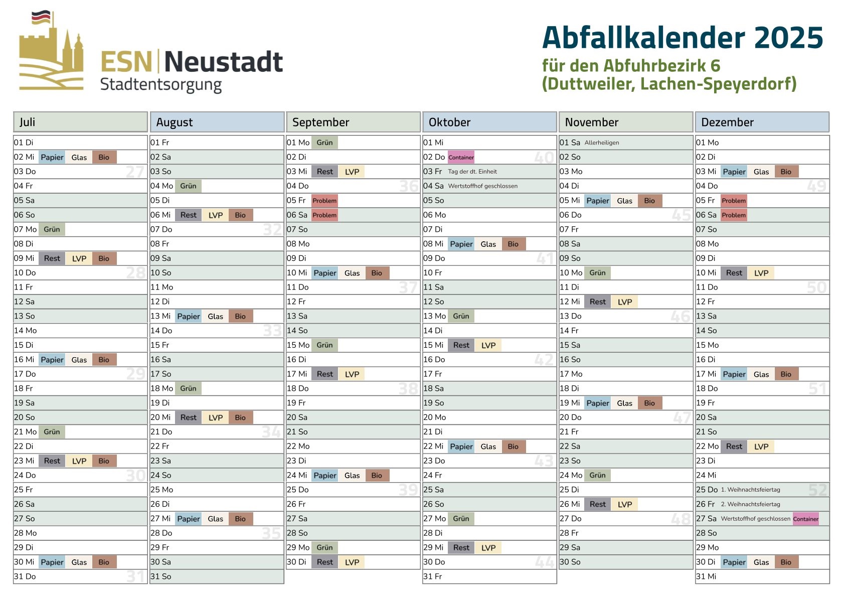 Abfallkalender